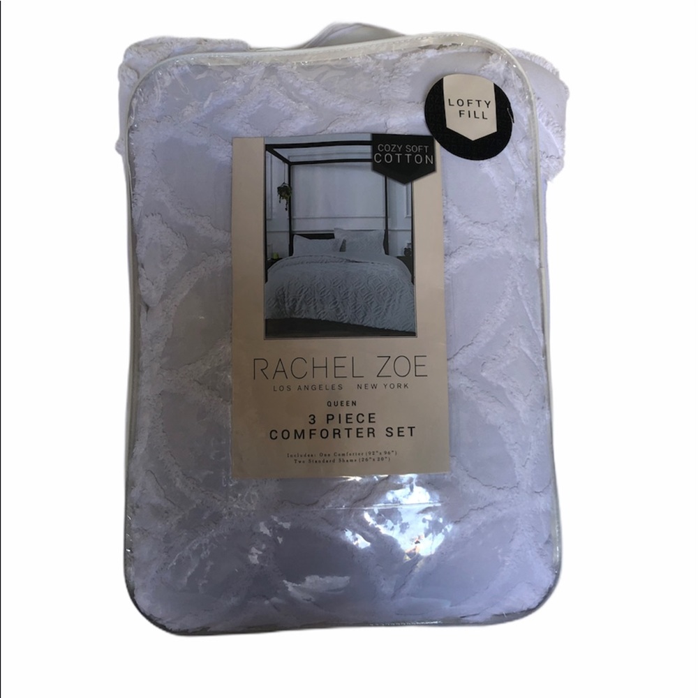 Rachel Zoe Queen 3 pc Comforter Set